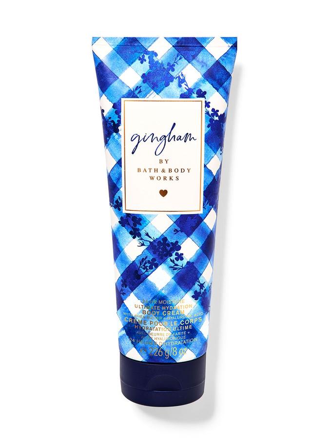 Gingham body cream