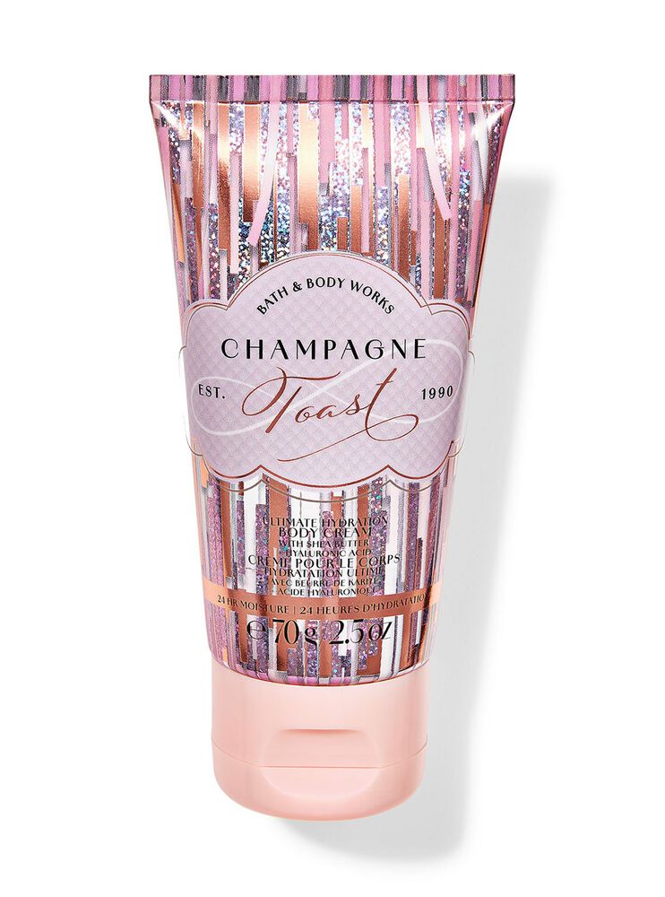 Champagne toast body cream