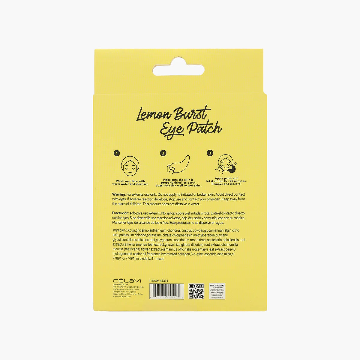 Celavi lemon burst eye patch