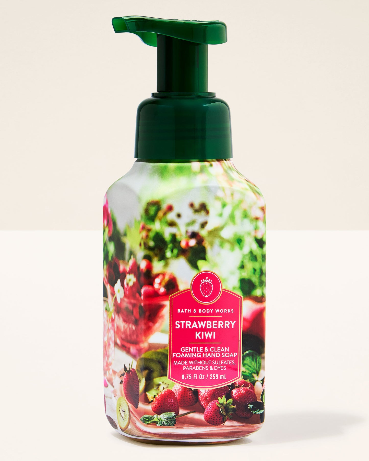 Bath and body works foaming hand soap strawberry kiwi