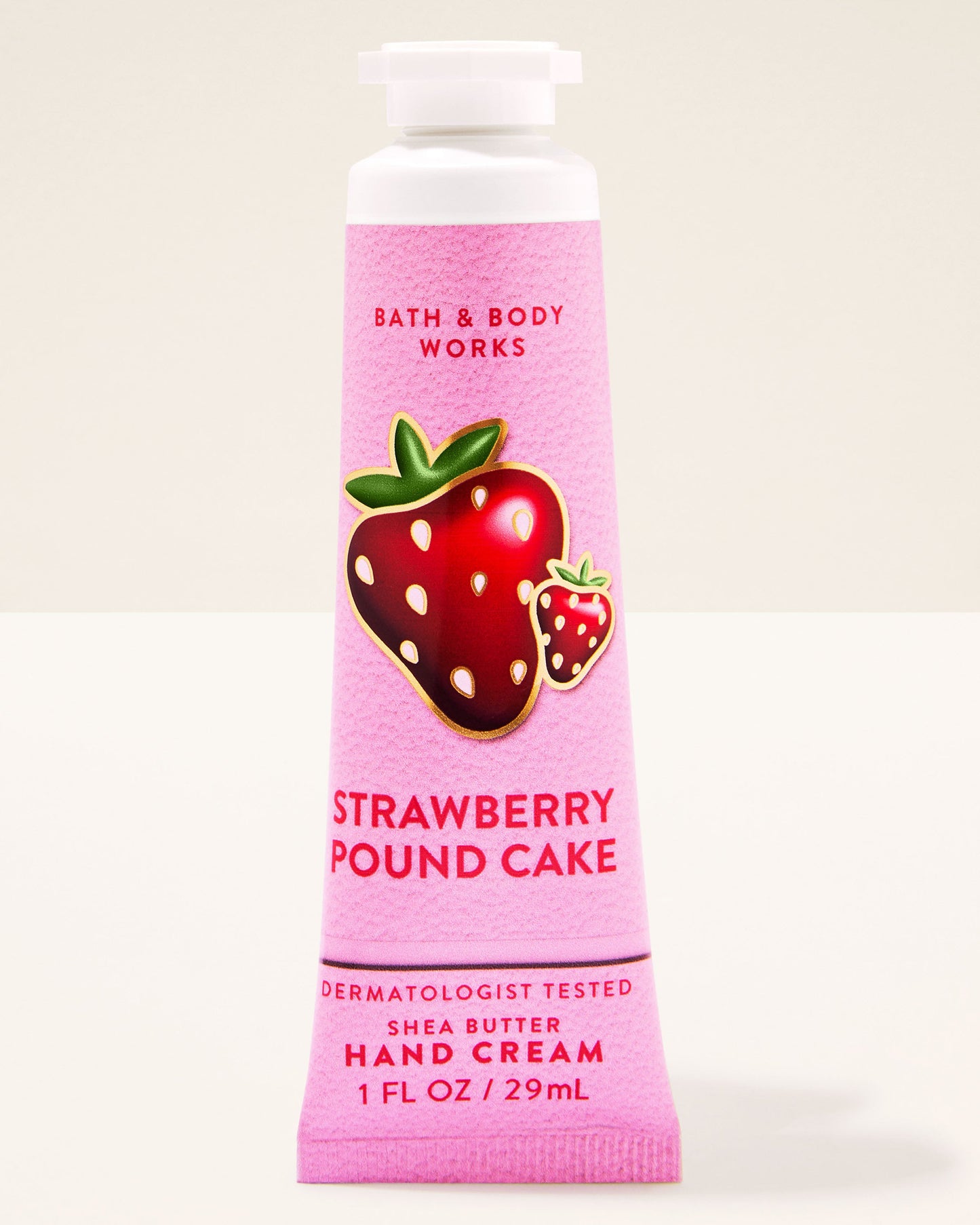 Strawberry pound cake crema para manos