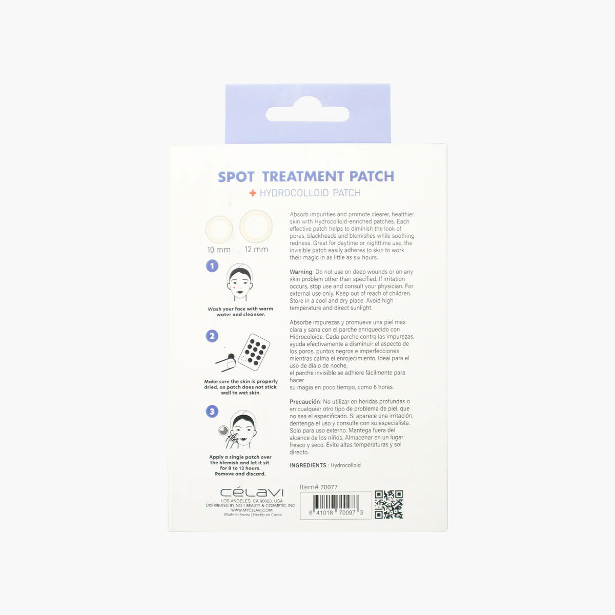 Celavi spot treatment patch