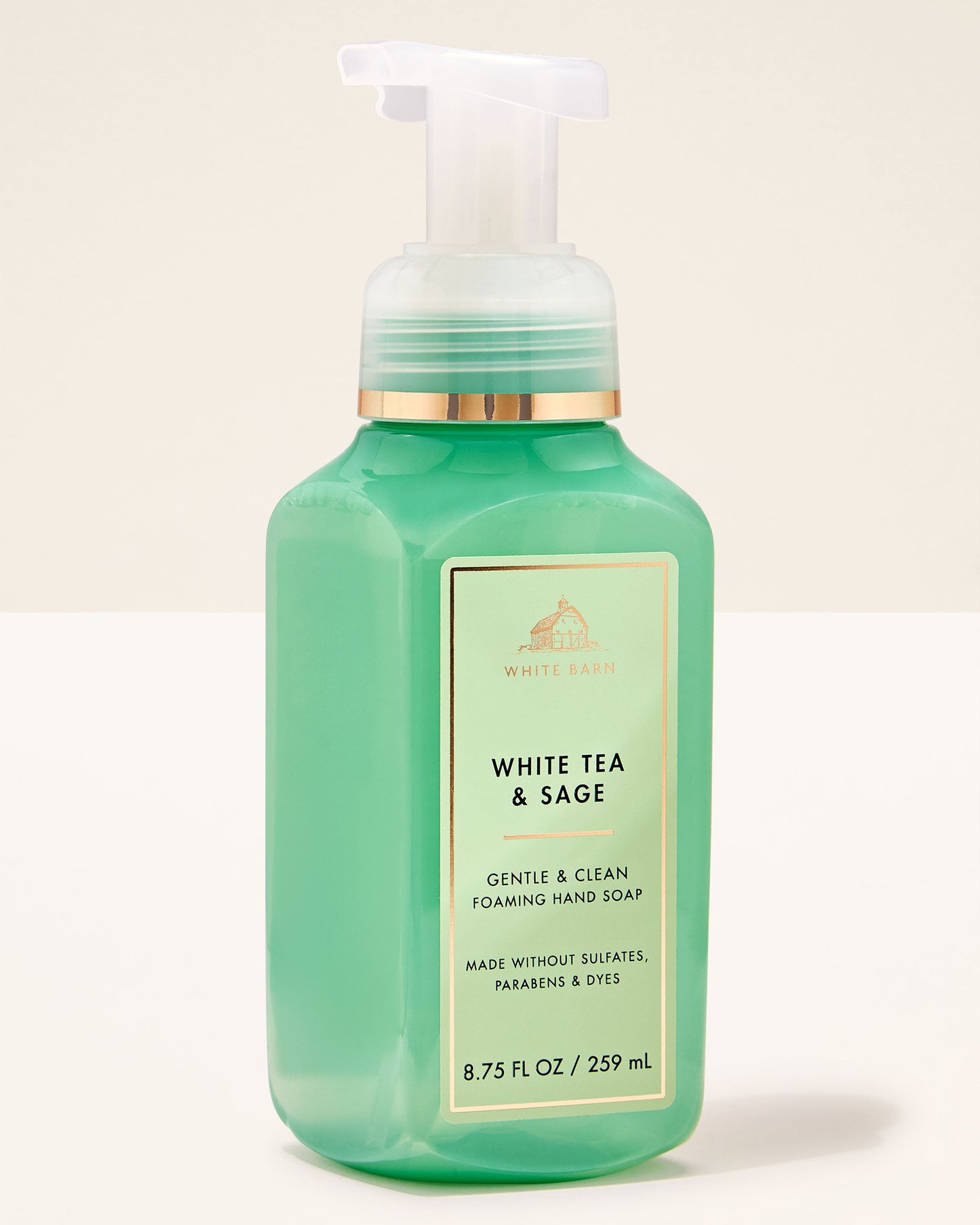 White tea & sage foaming hand soap