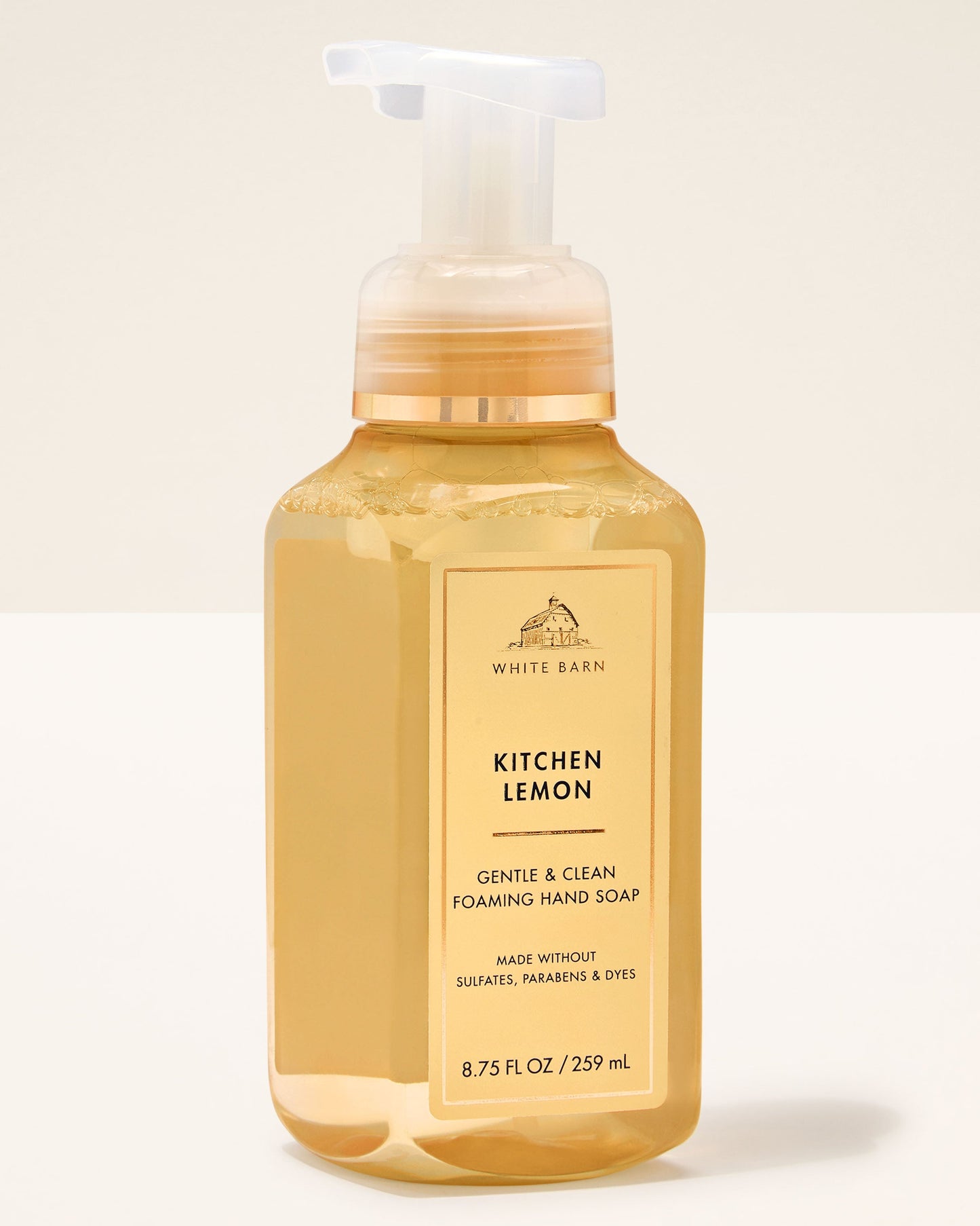 Kitchen lemon foaming hand soap