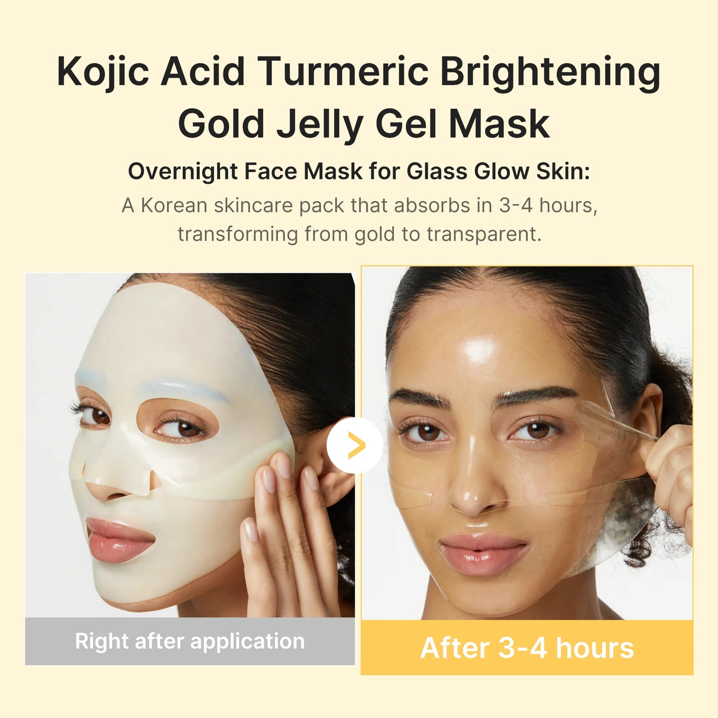 Medicube kojic acid turmeric brightening gel mask