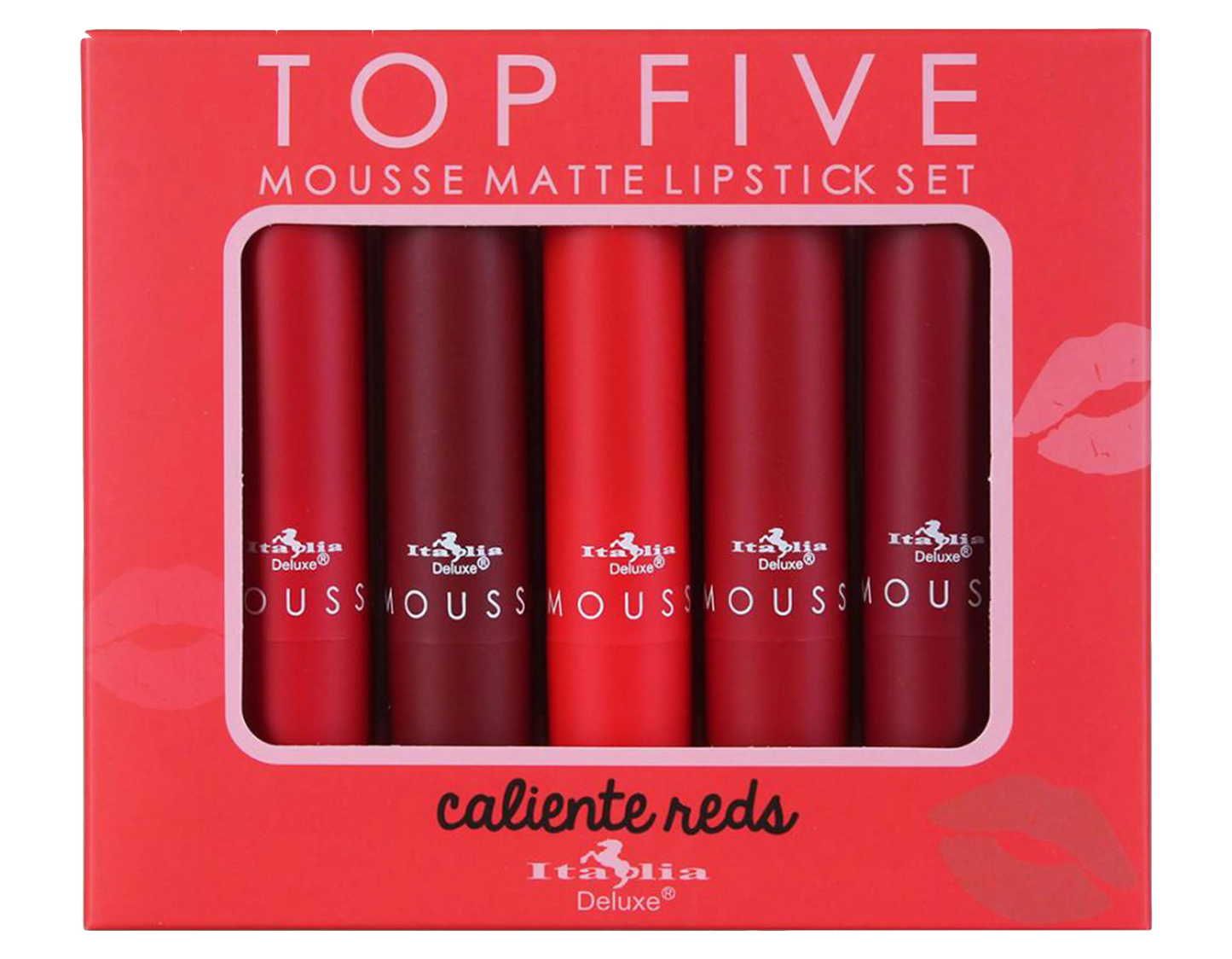 Italia deluxe top five lipstick set