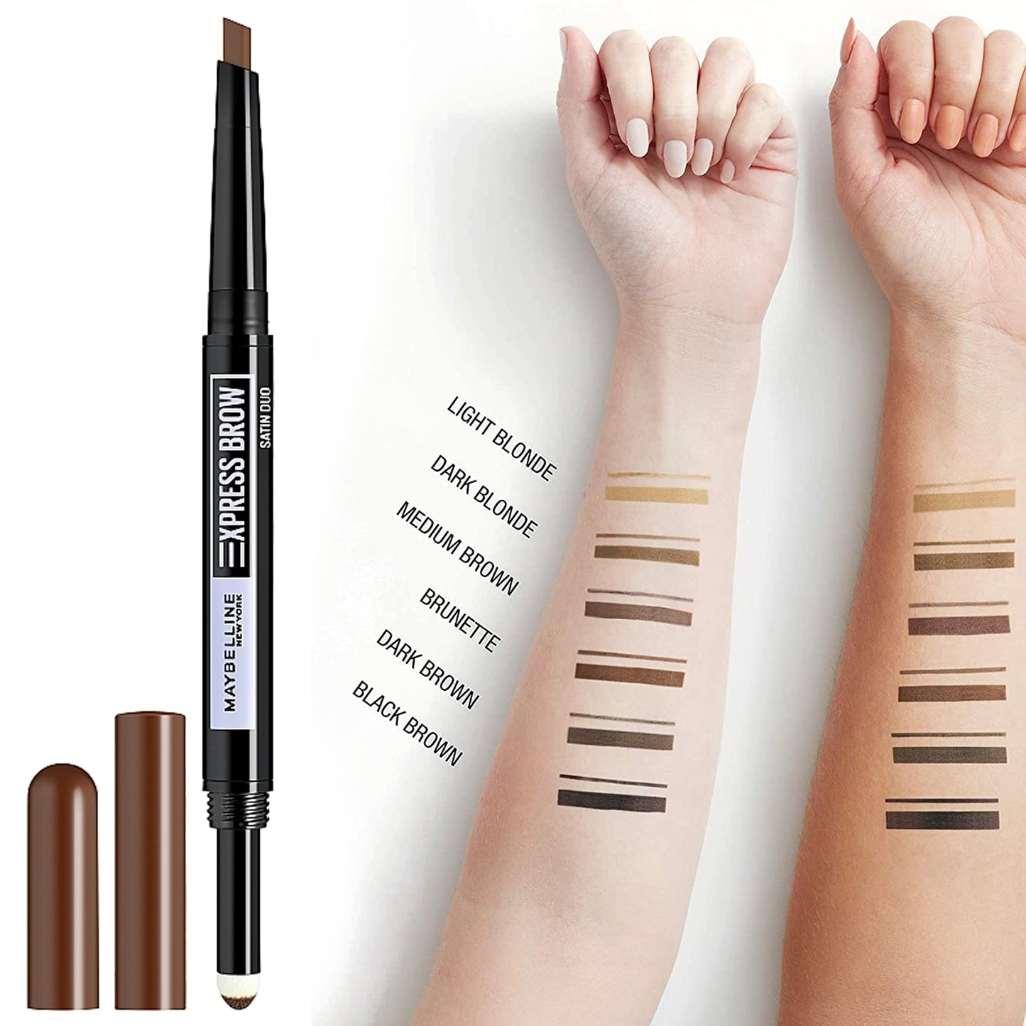 Maybelline express brow pencil + powder