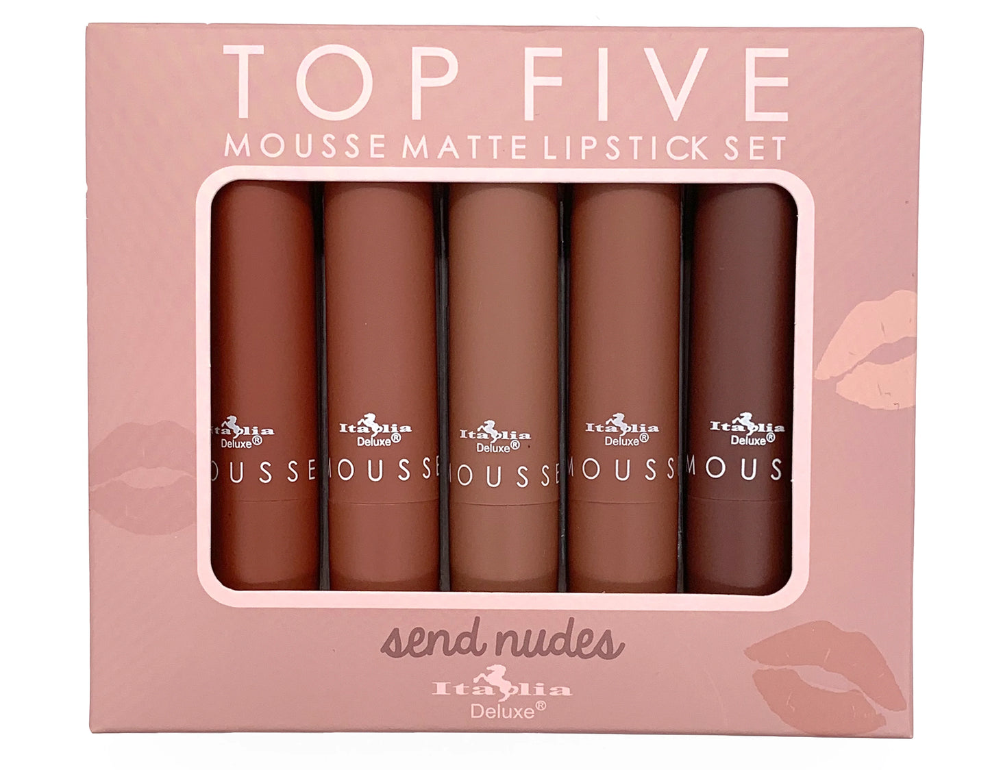 Italia deluxe top five lipstick set