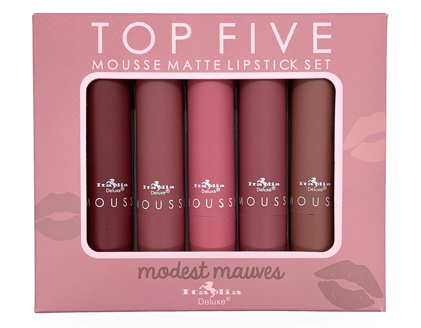 Italia deluxe top five lipstick set