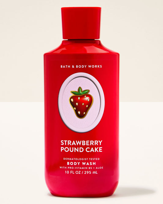 Bath and body works gel de baño strawberry pound cake