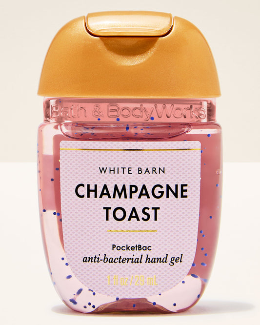 Champagne toast gel antibacterial