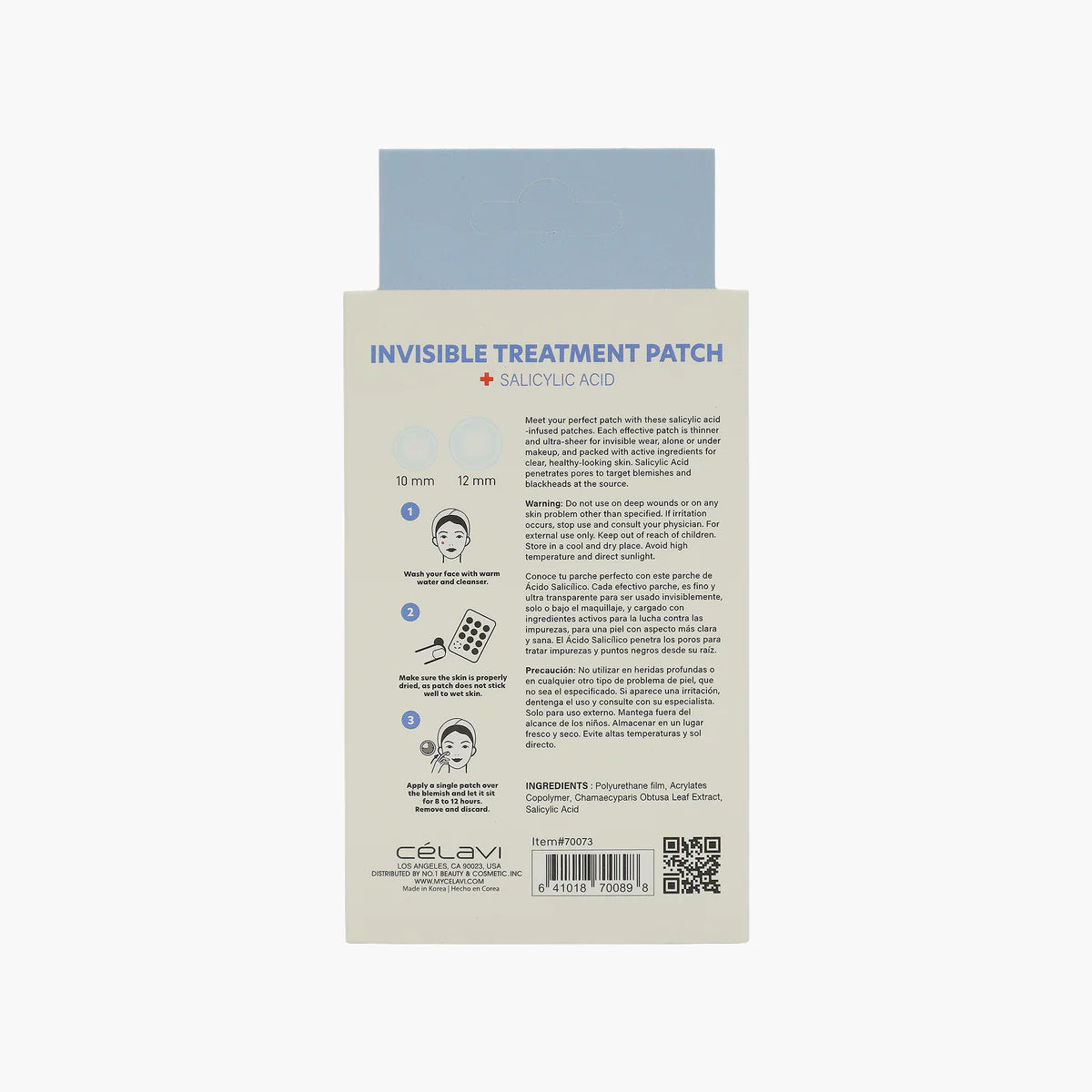 Celavi invisible treatment patch