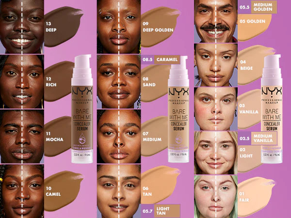 NYX bare with me concealer serum