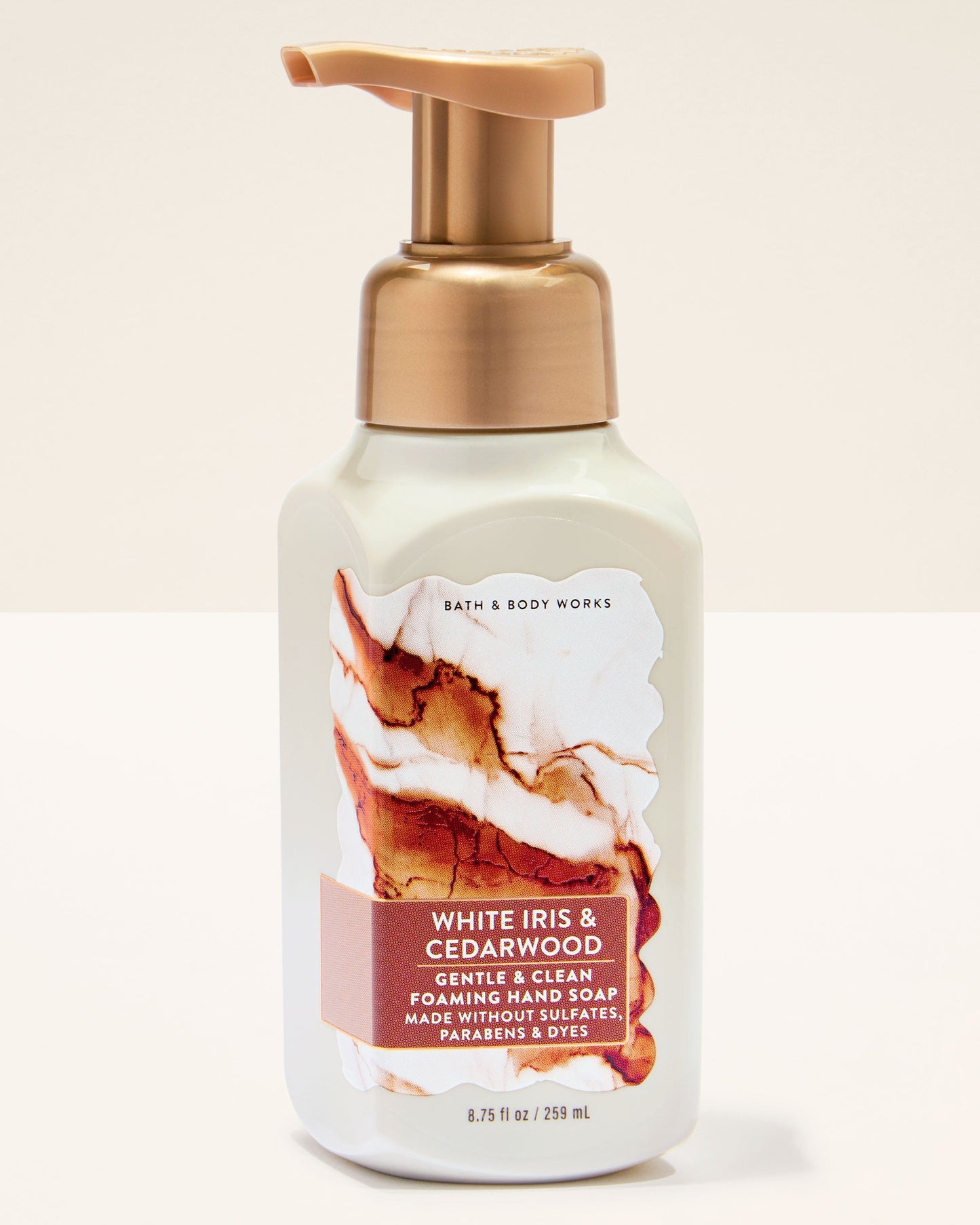 Bath and body works foaming hand soap white iris & cedarwood