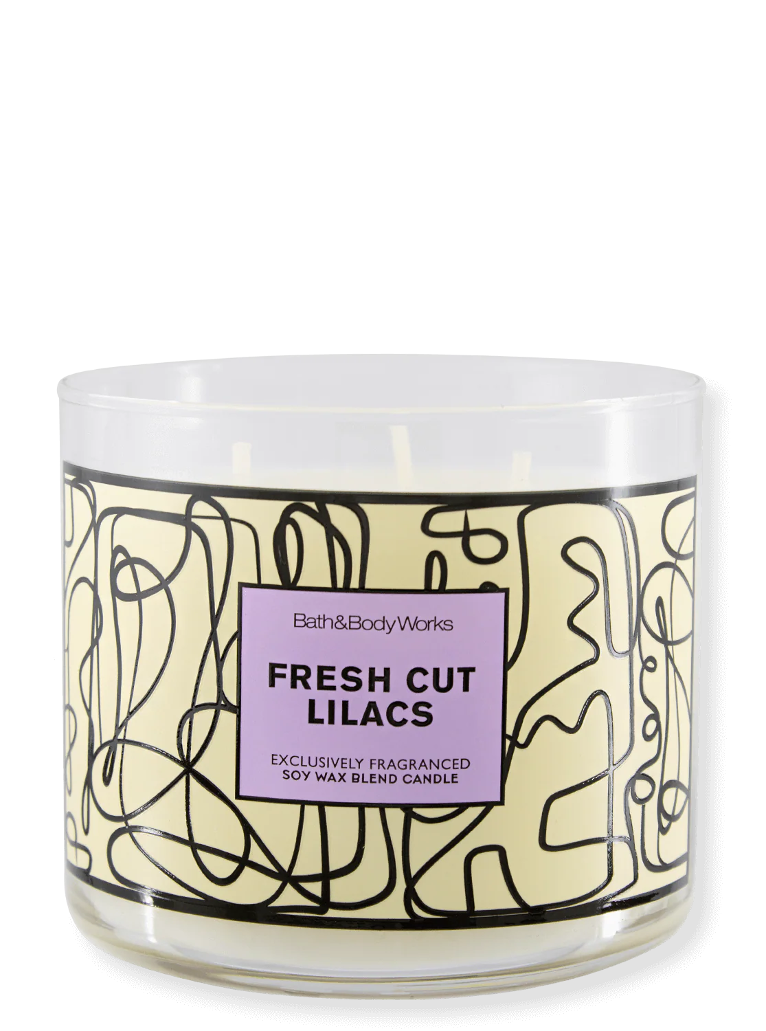 Fresh cut lilacs 3 wick candle