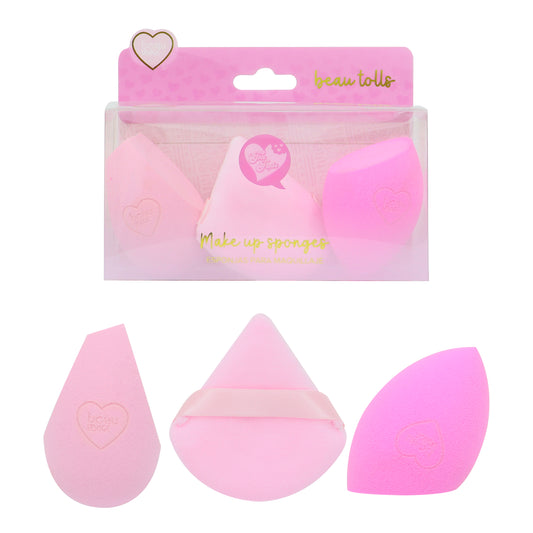 Beau visage set de esponjas