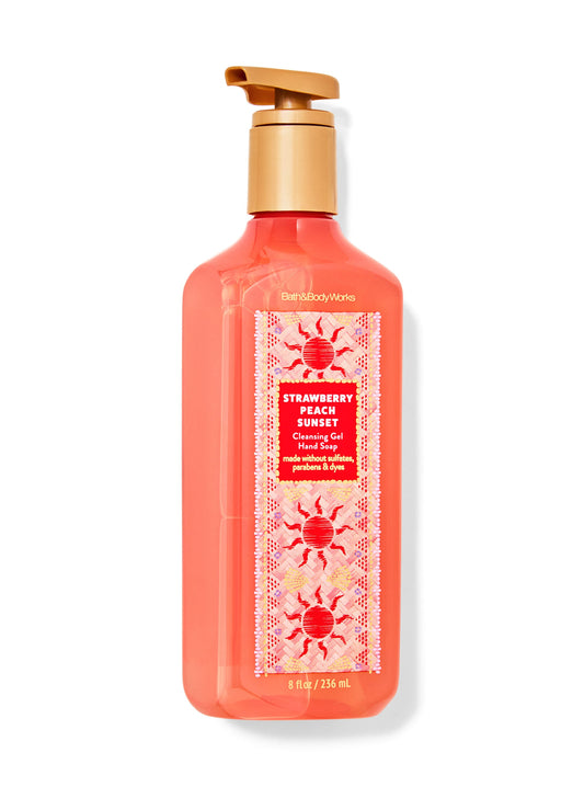 Strawberry peach sunset gel hand soap