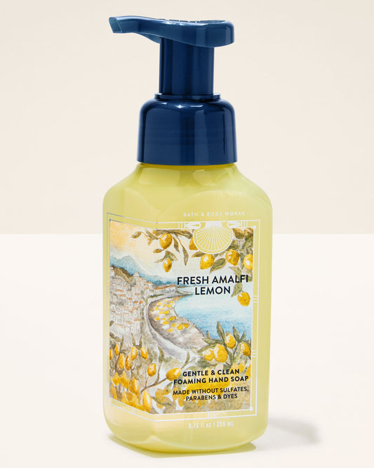 Bath and body works foaming hand soap fresh amalfi lemon