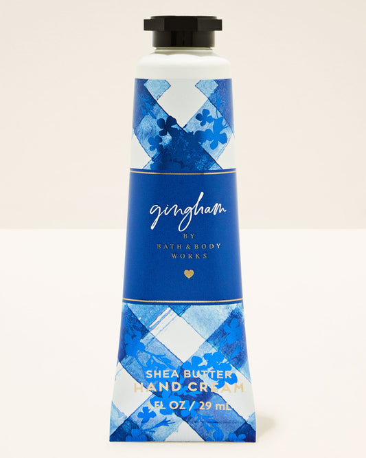 Gingham crema para manos