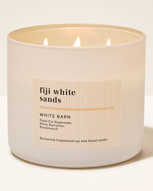 Bath and body works 3 wick candle Fiji white sands