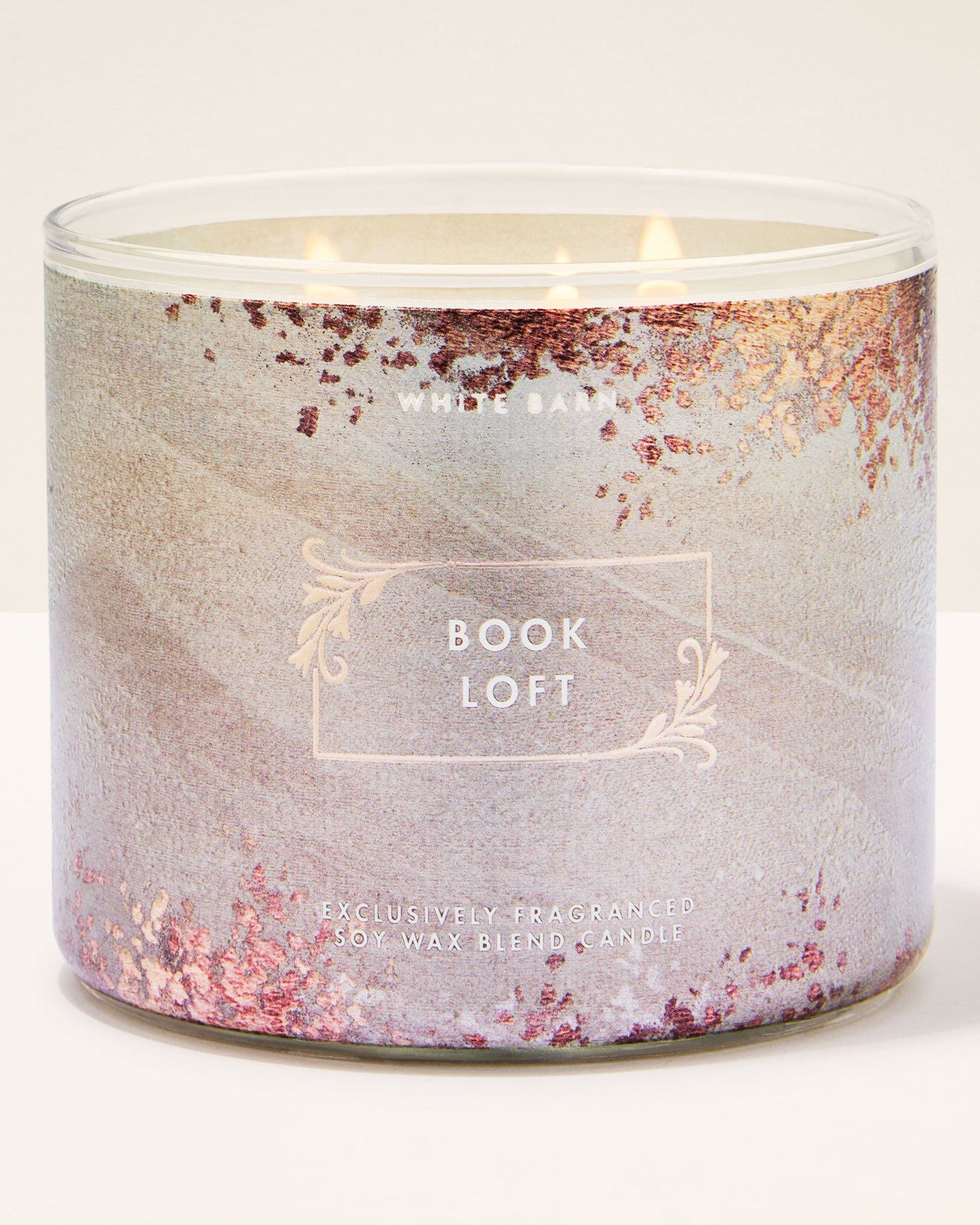 Bath and body works 3 wick candle book loft