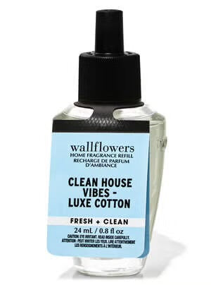 Bath and body works wallflowers CLEAN HOUSE
VIBES -
LUXE COTTON