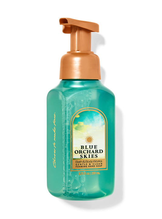 Blue orchard skies foaming hand soap