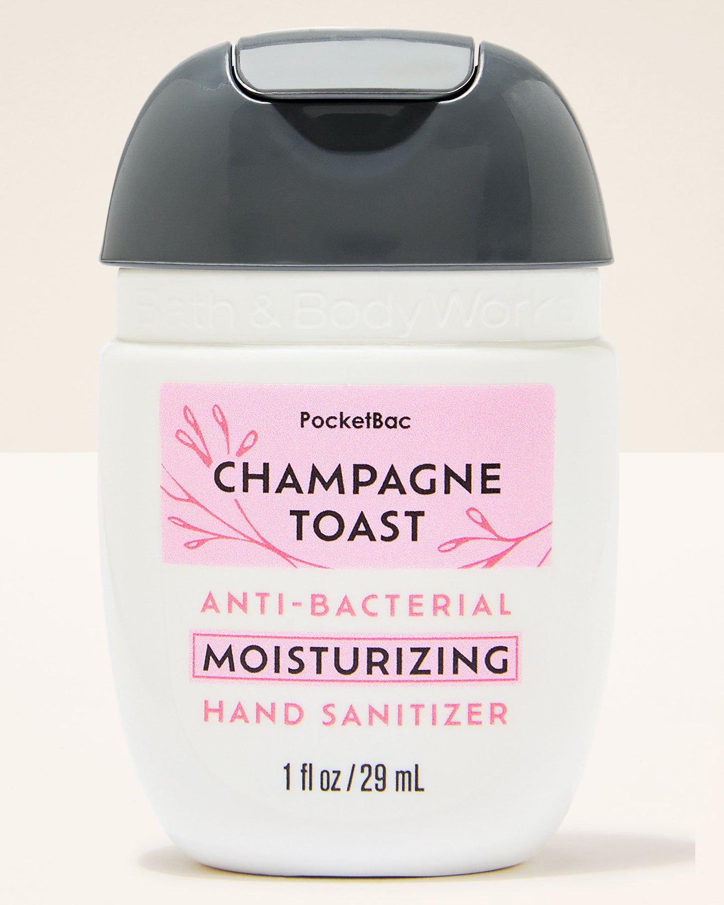 Champagne toast gel antibacterial
