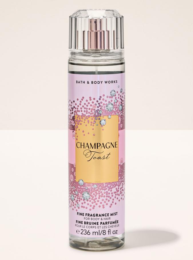 Champagne toast body mist