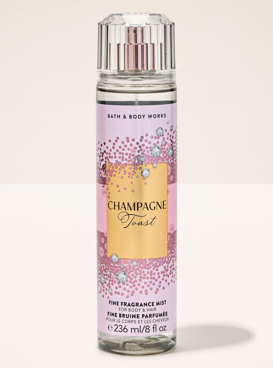 Champagne toast body mist