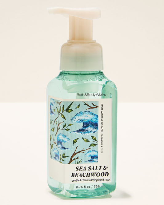 Bath and body works foaming hand soap sea salt & beachwood