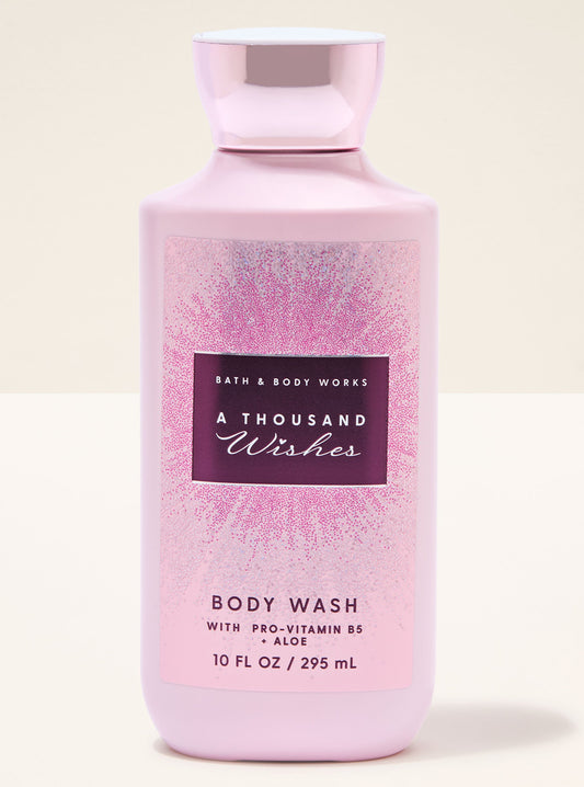 Bath and body works gel de baño a thousand wishes