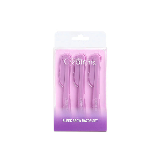 Beauty creations sleek brow razor set