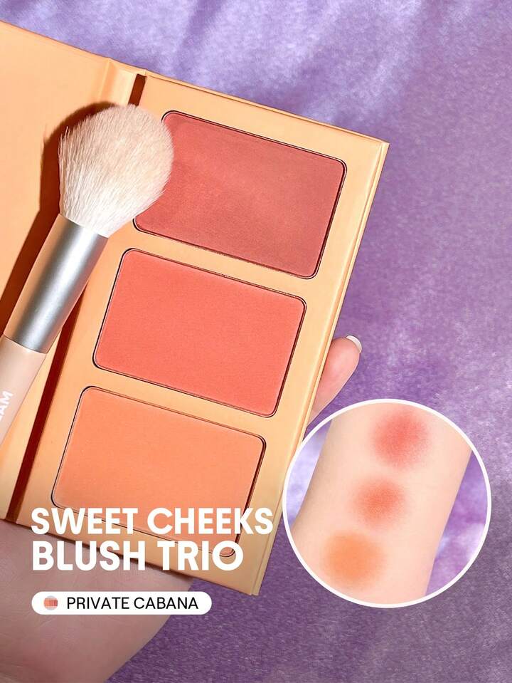 Sheglam sweets cheeks blush trio private cabana