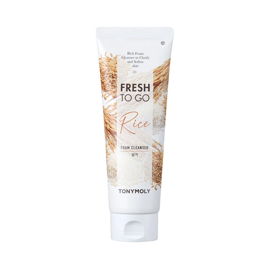 Tony moly fresh to go rice foam cleanser