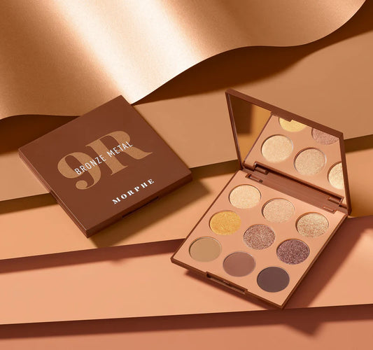 MORPHE bronze metal eyeshadow palette