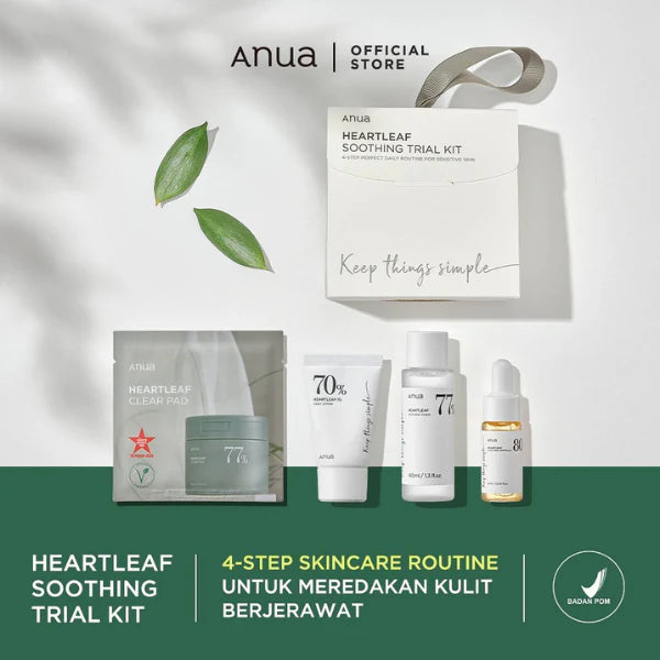 Anua heartleaf Soothing trial kit