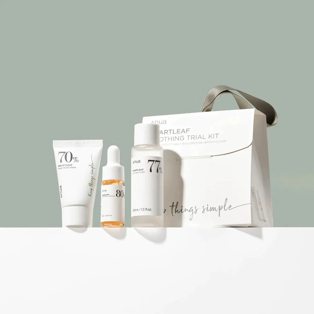 Anua heartleaf Soothing trial kit