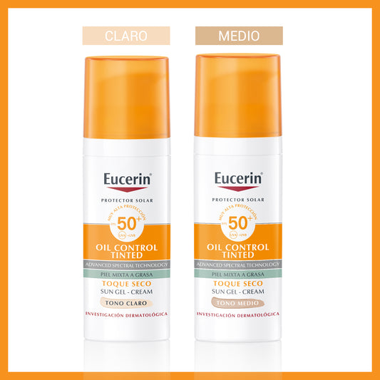 Eucerin oil control tinted