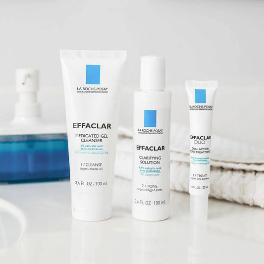 La Roche Posay effaclar acne treatment kit