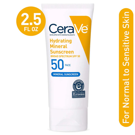 CeraVe hydrating mineral sunscreen SPF 50