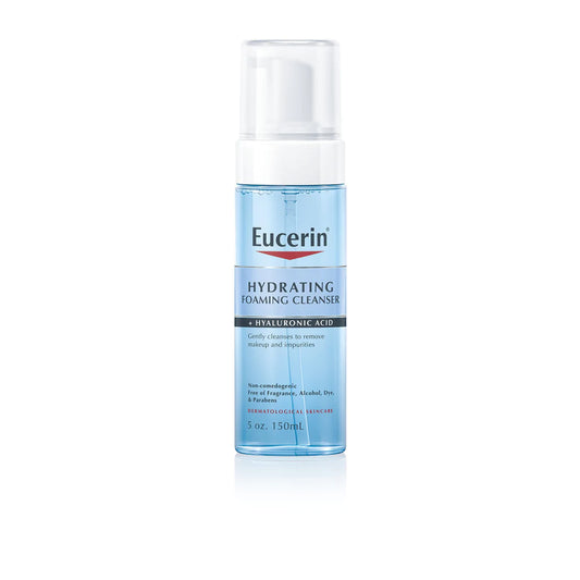 Eucerin hydrating foaming cleanser