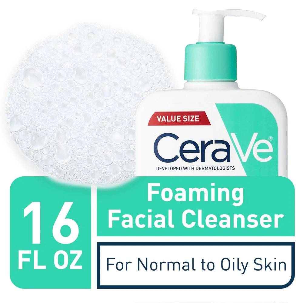 CeraVe foaming facial cleanser