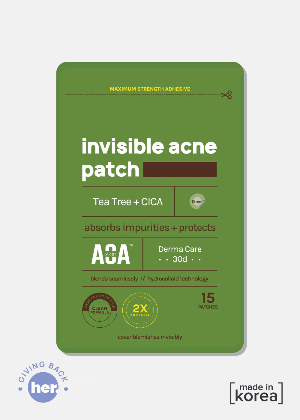AOA invisible acne patch