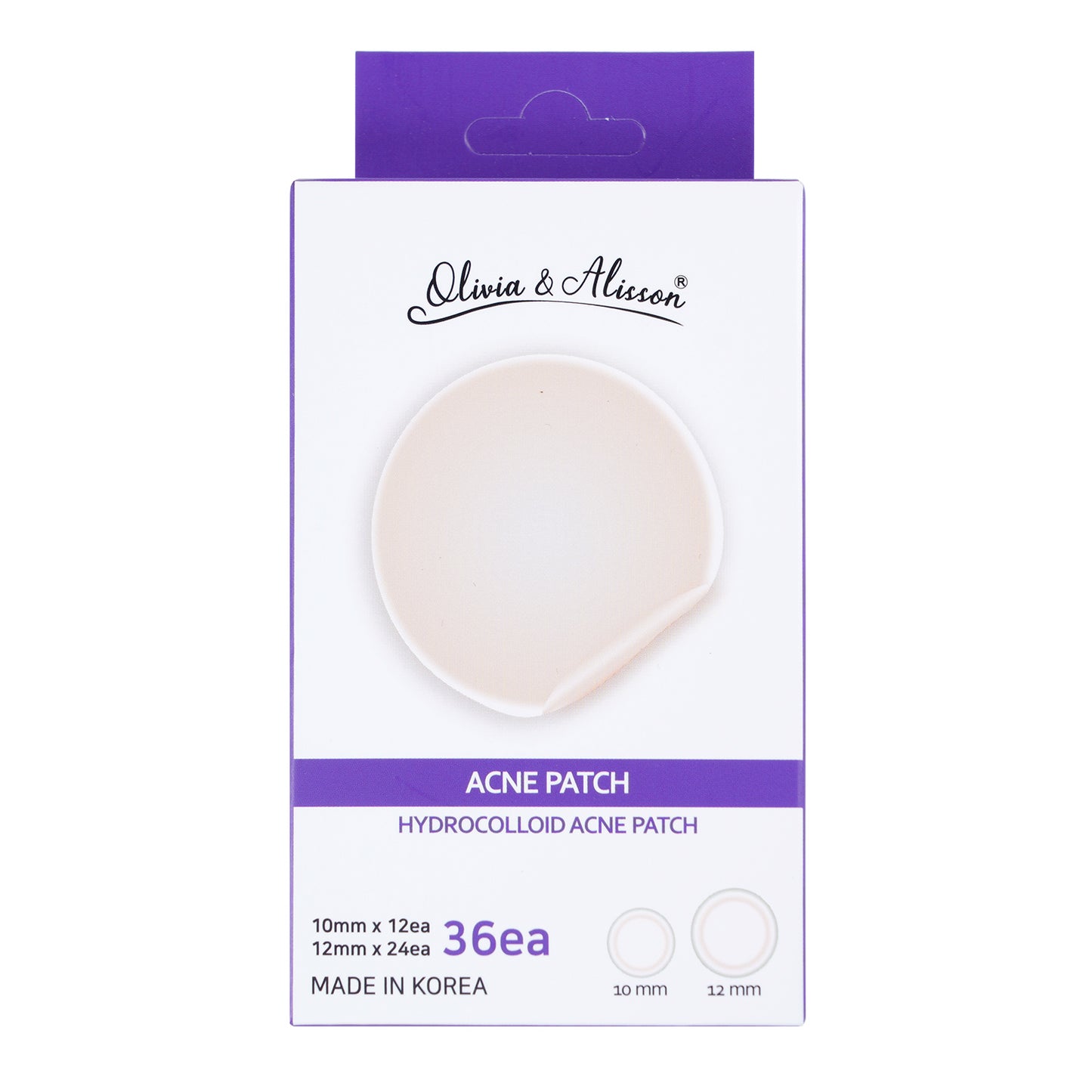 Olivia and Allison acne patches