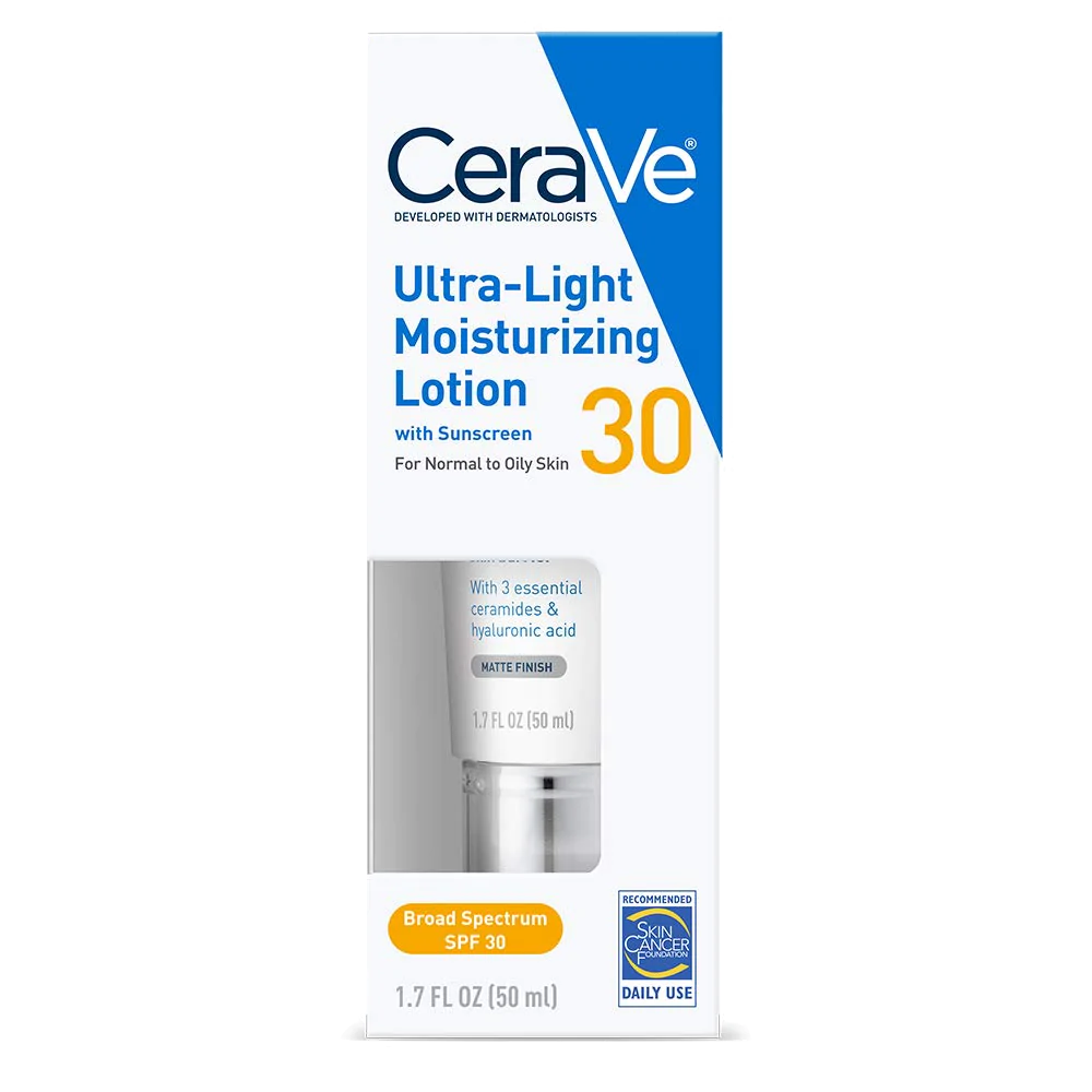 CeraVe ultra light moisturizing lotion